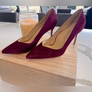 Sarah Flint Size 9 Perfect Pump 85 Cabernet Suede